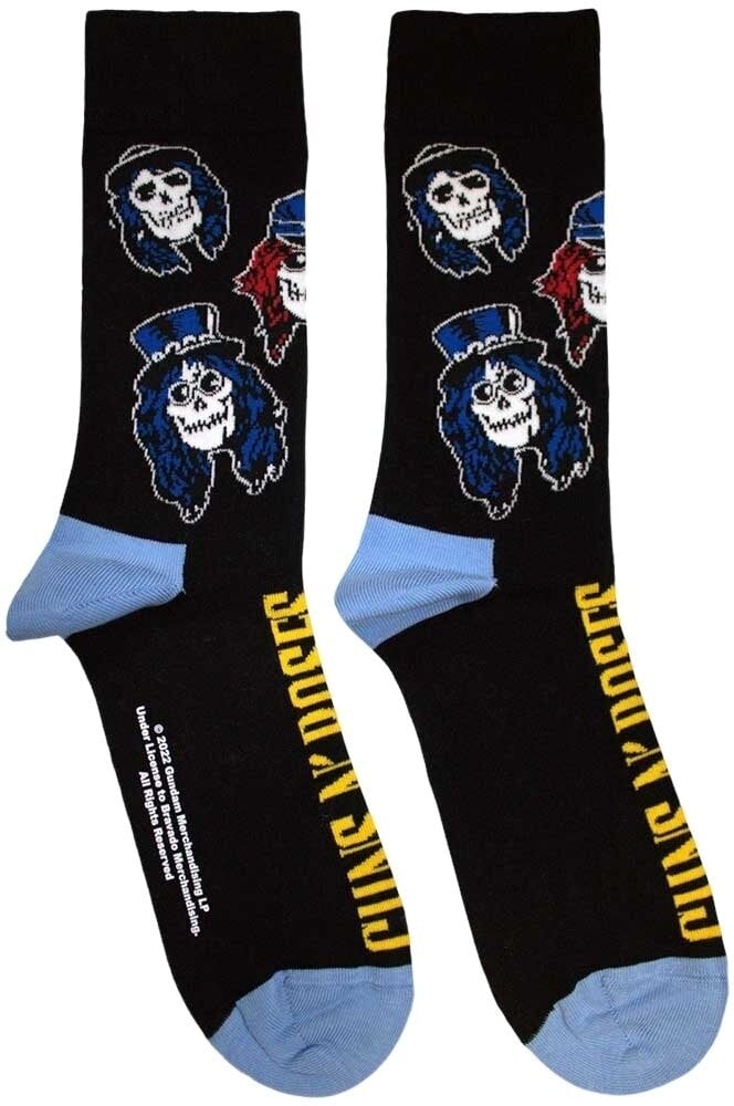 Sokken Guns N' Roses Sokken Skulls Band Black 40-45