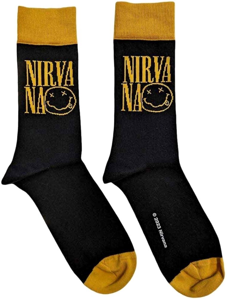 Socks Nirvana Socks Logo Stacked Black 40-45