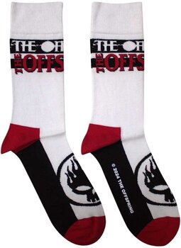 Sokken The Offspring Sokken Flaming Skull Logo White 40-45 - 1