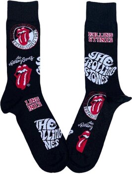 Socks The Rolling Stones Socks Logos Black 40-45 - 1