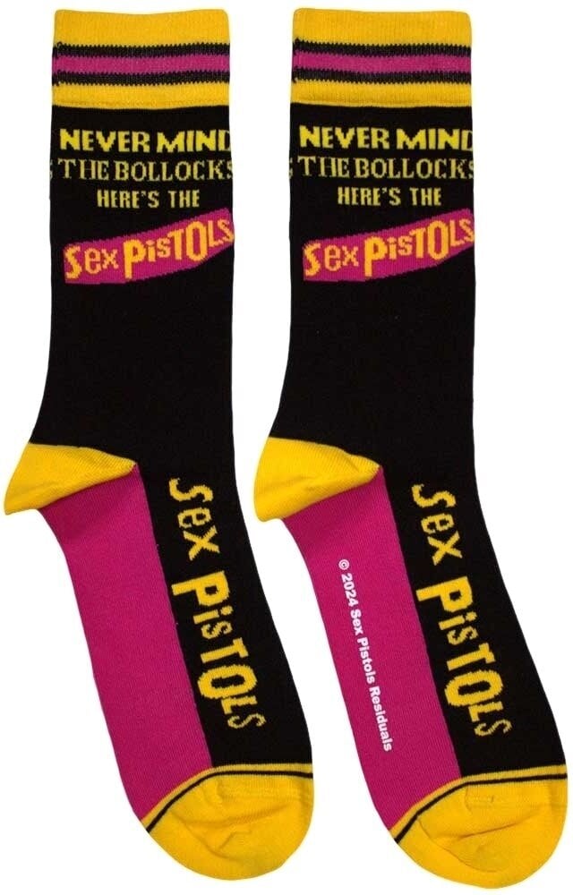 Sokken Sex Pistols Sokken Never Mind The Bollocks Stripes Black 40-45
