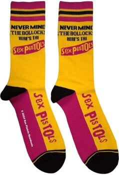 Čarape Sex Pistols Never Mind The Bollocks Stripes Yellow 40-45 Čarape - 1