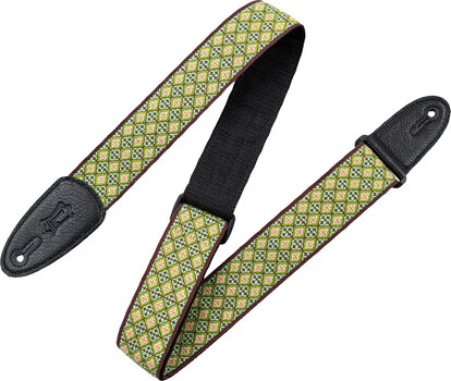 Correa de guitarra textil Levy's Original Hootenanny Verde Correa de guitarra textil - 1