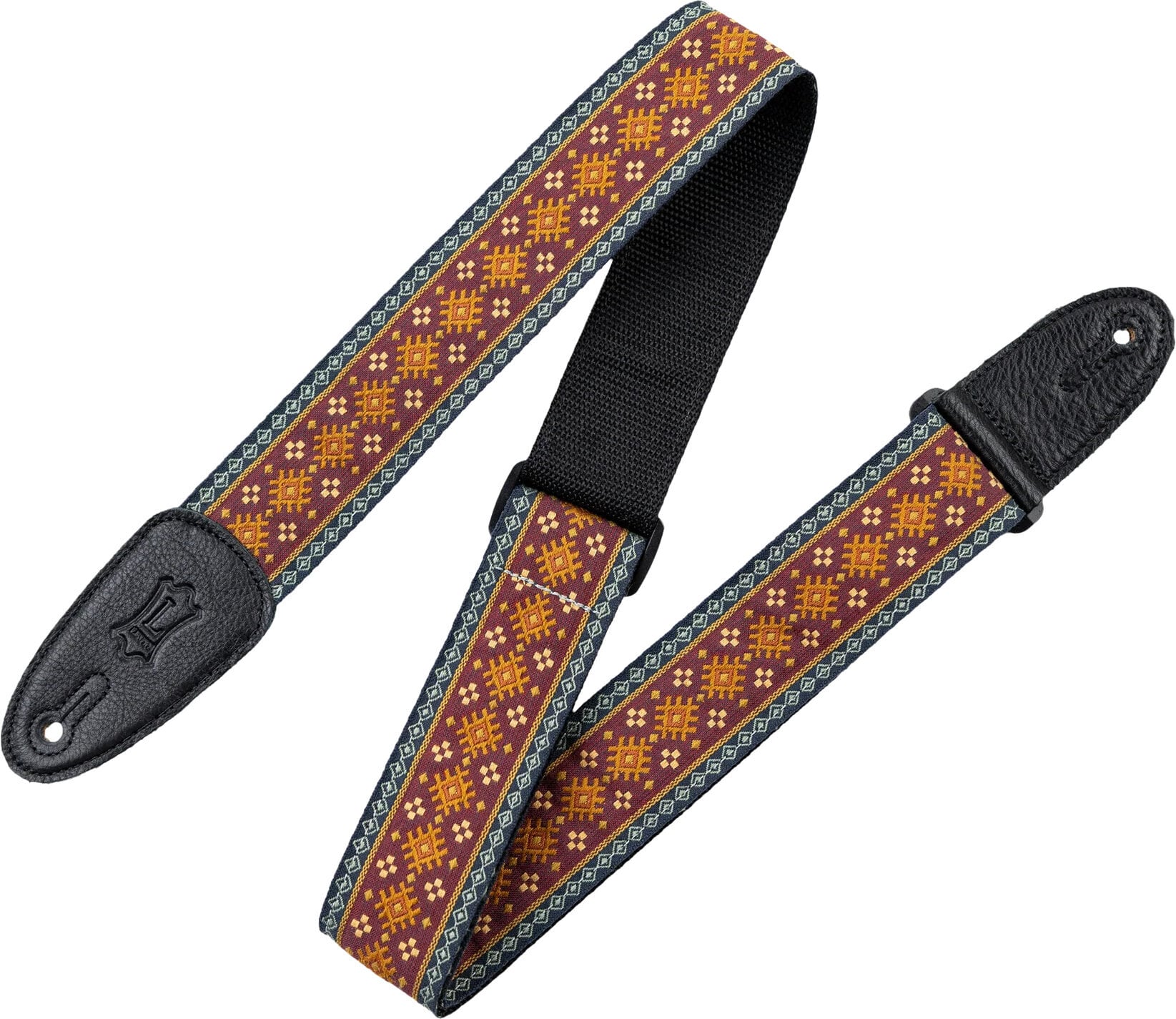 Textilgurte für Gitarren Levy's Original Hootenanny Red Textilgurte für Gitarren