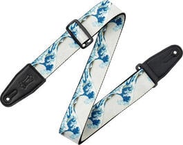 Levy's Masterpeice Wave Correa de guitarra textil (Como nuevo)