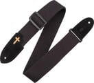 Levy's Divine Worship Black Cotton Textil gitár heveder