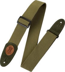 Textile guitar strap Levy's Signature Cotton  Textile guitar strap Green