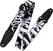 Textile guitar strap Levy's Eastern Harmony Black and White Dragon Textile guitar strap