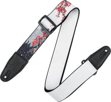 Textile guitar strap Levy's Nature Cherry Blossoms Textile guitar strap - 1