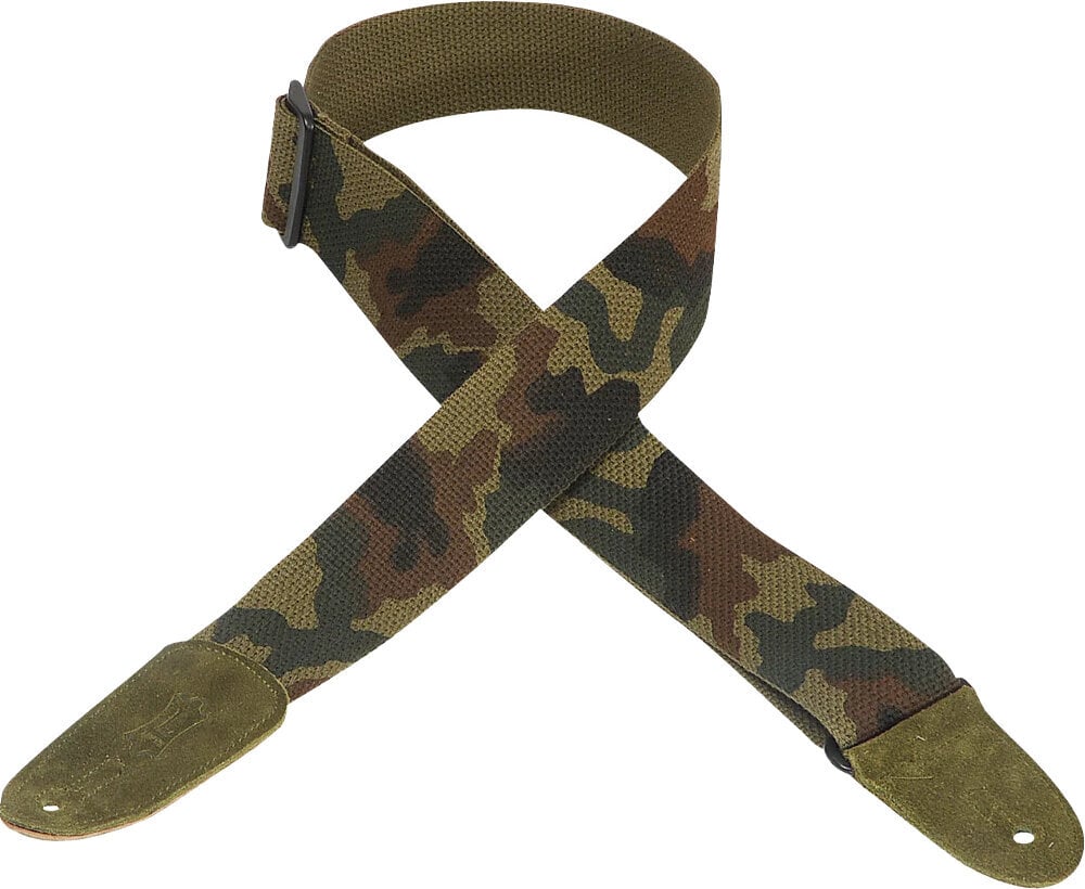 Gitaarriem Levy's Cotton & Suede Gitaarriem Camo