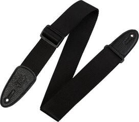 Textilgurte für Gitarren Levy's Heavy Weight Poly Black Textilgurte für Gitarren
