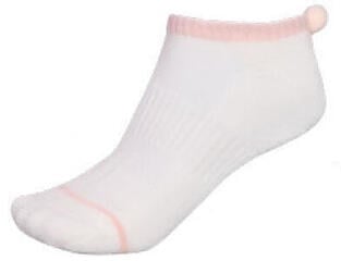 Ponožky Footjoy ProDry PomPom Ponožky White/Pink 36,5 - 40,5