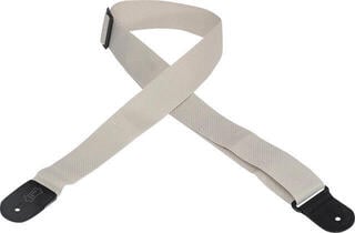 Колан за китара Levy's Single Tone Poly Grey Колан за китара