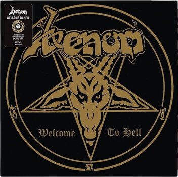 LP Venom - Welcome to Hell (Gold With Black Splatter Coloured) (LP) - 1