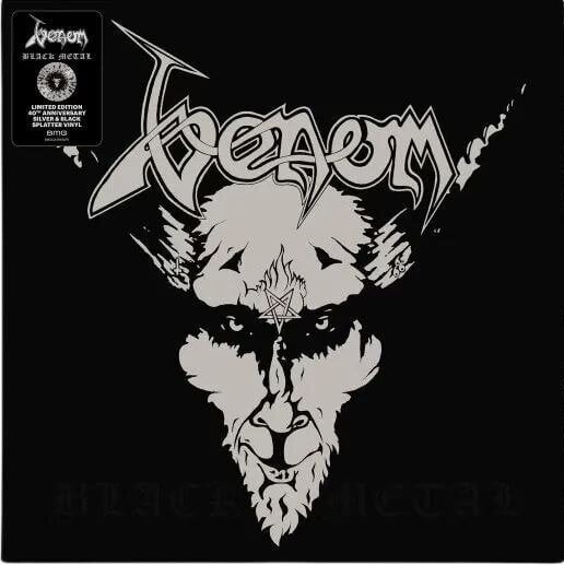 LP Venom - Black Metal (Silver & Black Splatter Coloured) (LP)