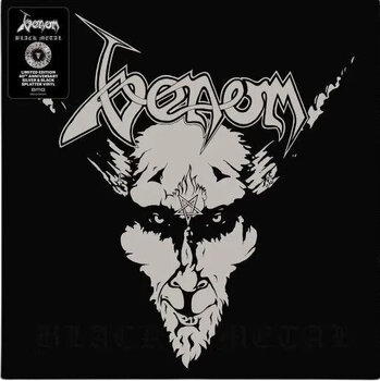 LP Venom - Black Metal (Silver & Black Splatter Coloured) (LP) - 1
