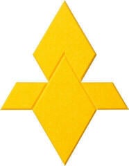 Абсорбиращ панел от пяна Mega Acoustic FACLON-PET 10 Pieces Yellow Абсорбиращ панел от пяна