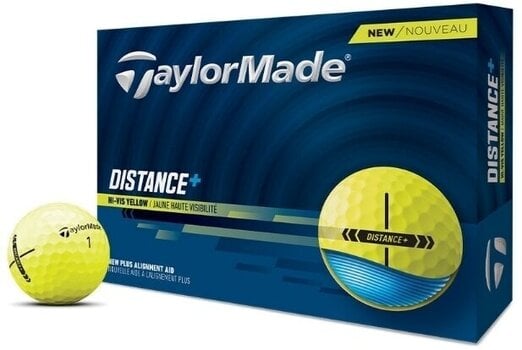 Piłka golfowa TaylorMade Distance+ Yellow Standard 12 Piłka golfowa - 1