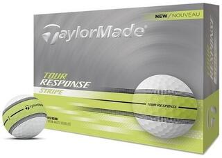 Piłka golfowa TaylorMade Tour Response Stripe Neon Yellow Piłka golfowa