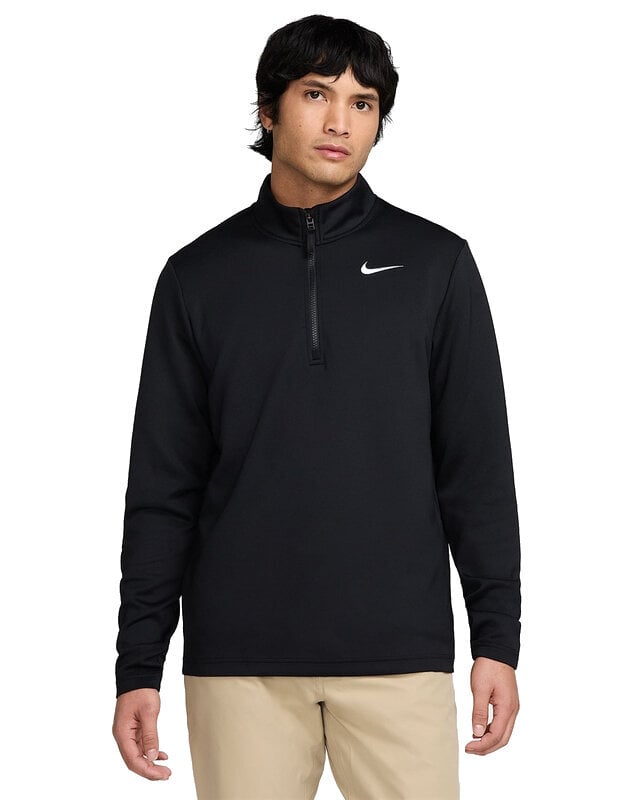 Nike Dri-Fit Victory Therma Flex 1/2 Zip Mens Top Black/Black/White L Pulóver