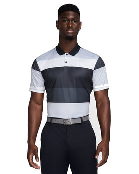 Poloshirt Nike Dri-Fit Victory+ Print Mens Black/White XL Poloshirt - 1