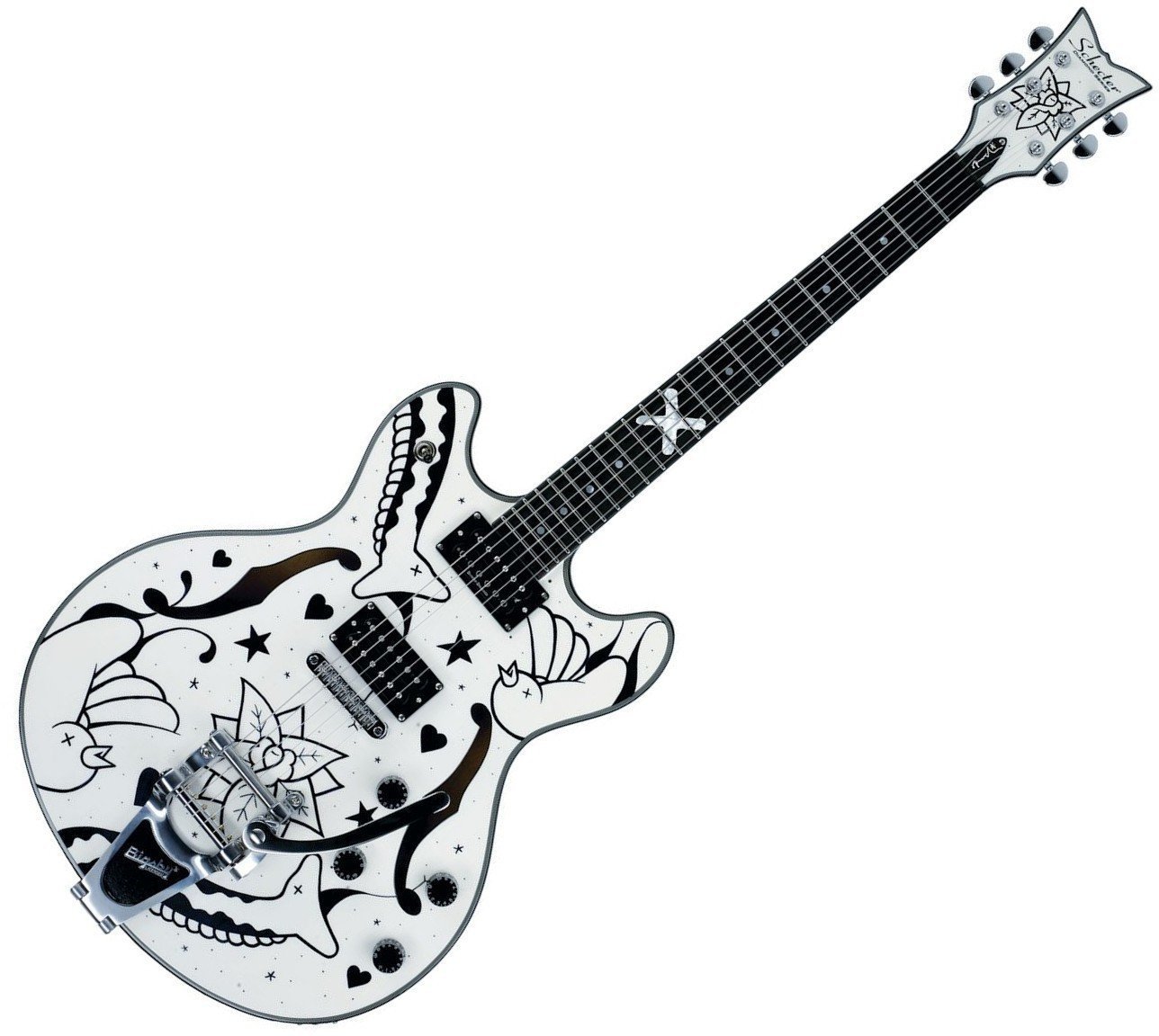Polu-akustična gitara Schecter PORLTHOMPSON