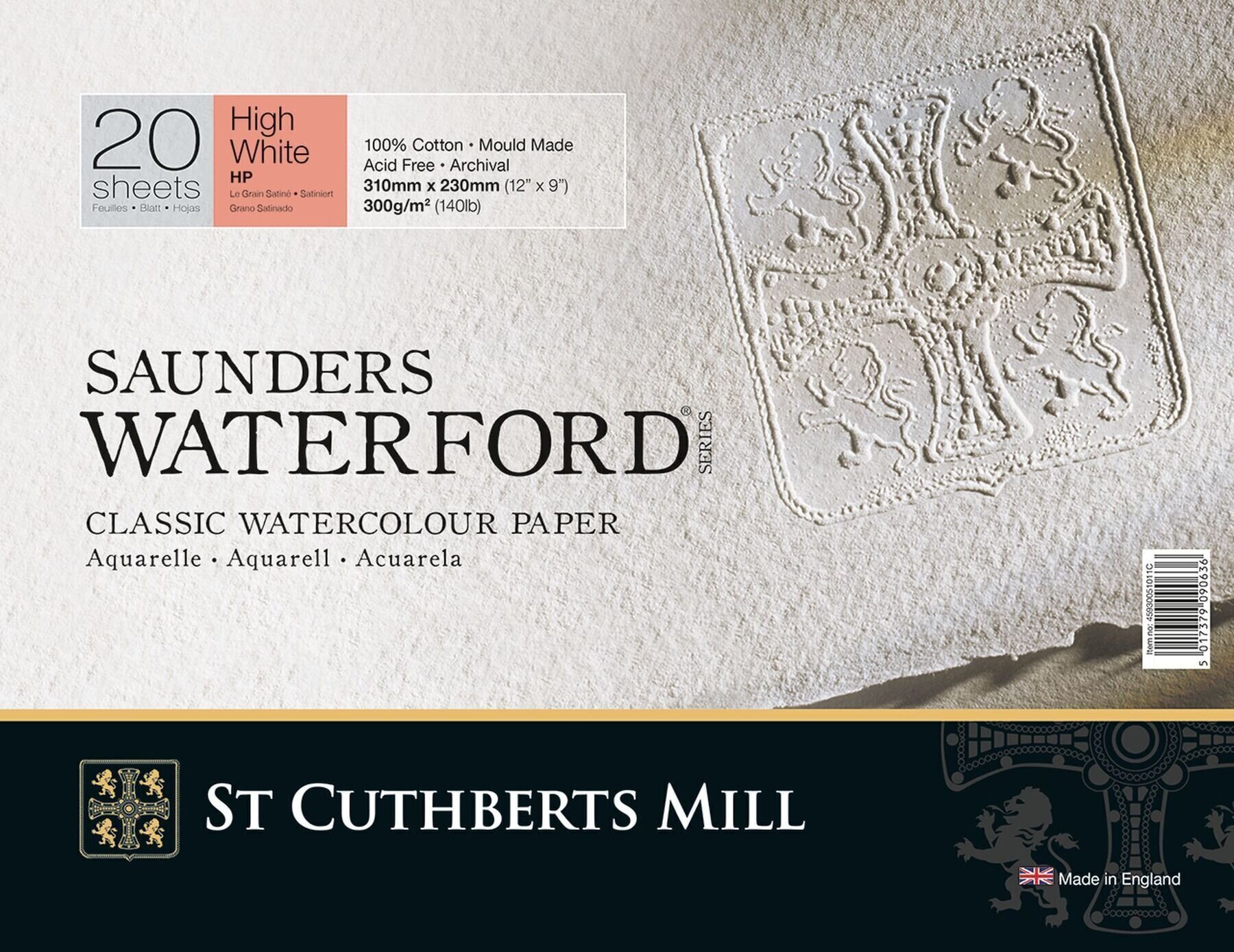 St Cuthberts Mill Saunders Waterford HP+ Skicář 31 x 23 cm 300 g High White