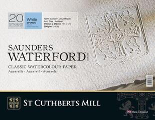 Schetsboek St Cuthberts Mill Saunders Waterford C.P. Schetsboek 41 x 31 cm 300 g White