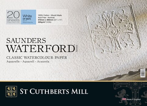Blok za skiciranje St Cuthberts Mill Saunders Waterford C.P. Blok za crtanje 20 51 x 36 cm 300 g White - 1