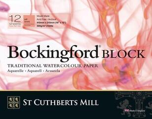 Visandiplokk St Cuthberts Mill Bockingford H.P. Block Sketchbook 12 41 x 31 cm 300 g White