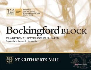 Visandiplokk St Cuthberts Mill Bockingford Rough Block Sketchbook 12 31 x 23 cm 300 g White
