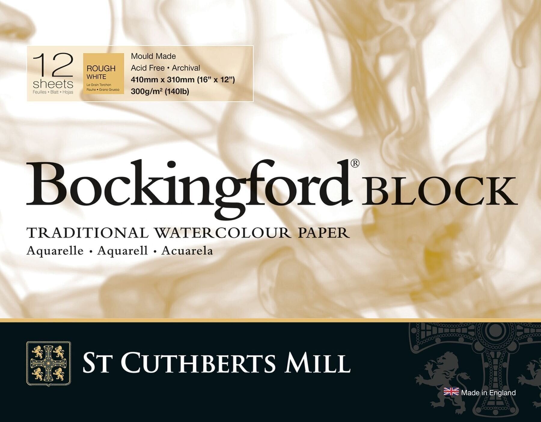 Skizzenbuch St Cuthberts Mill Bockingford Rough Skizzenbuch 12 41 x 31 cm 300 g White