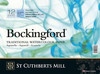 Visandiplokk St Cuthberts Mill Bockingford C.P. Spiral Sketchbook 12 31 x 23 cm 300 g White