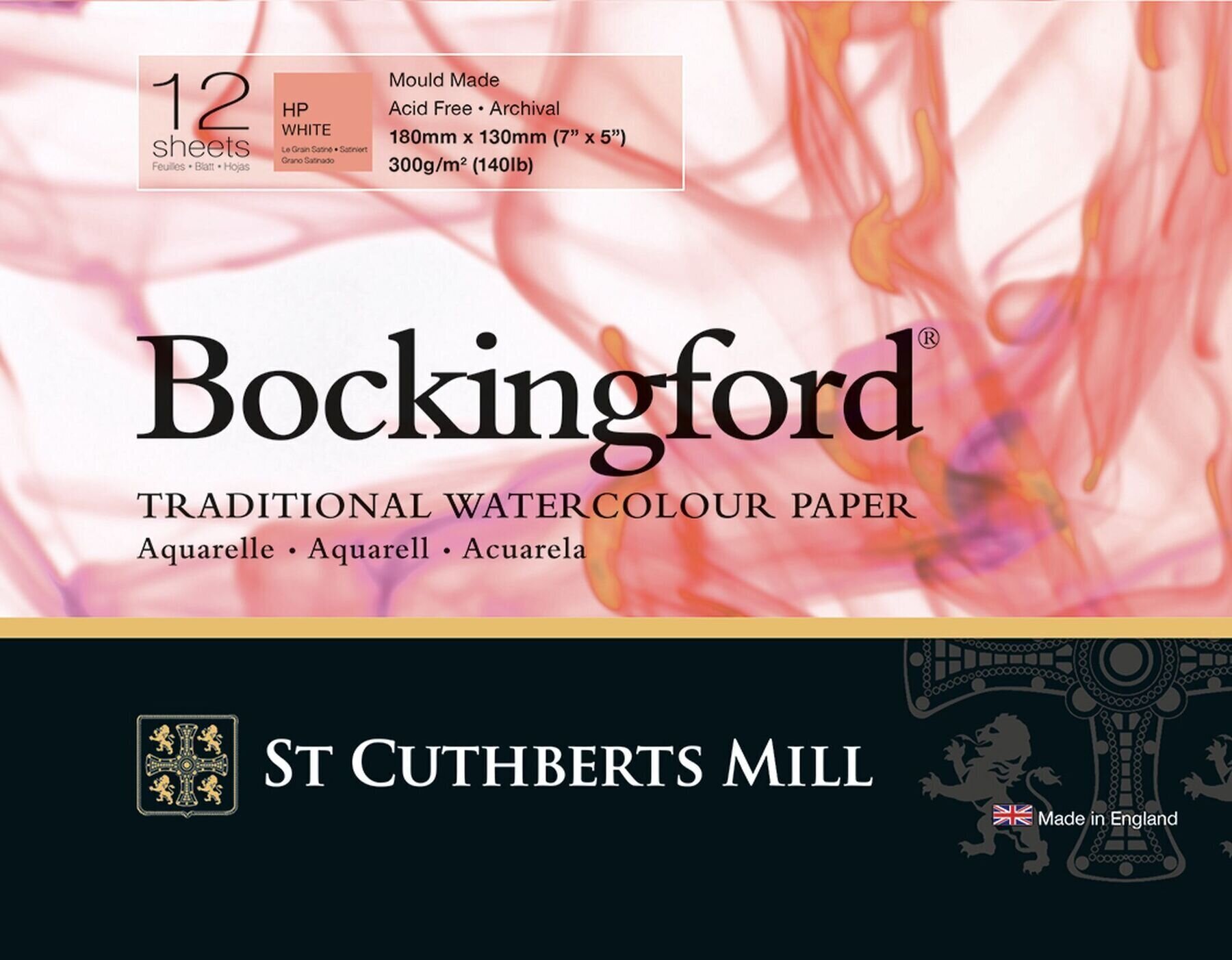 Schetsboek St Cuthberts Mill Bockingford H.P. Schetsboek 18 x 13 cm 300 g White