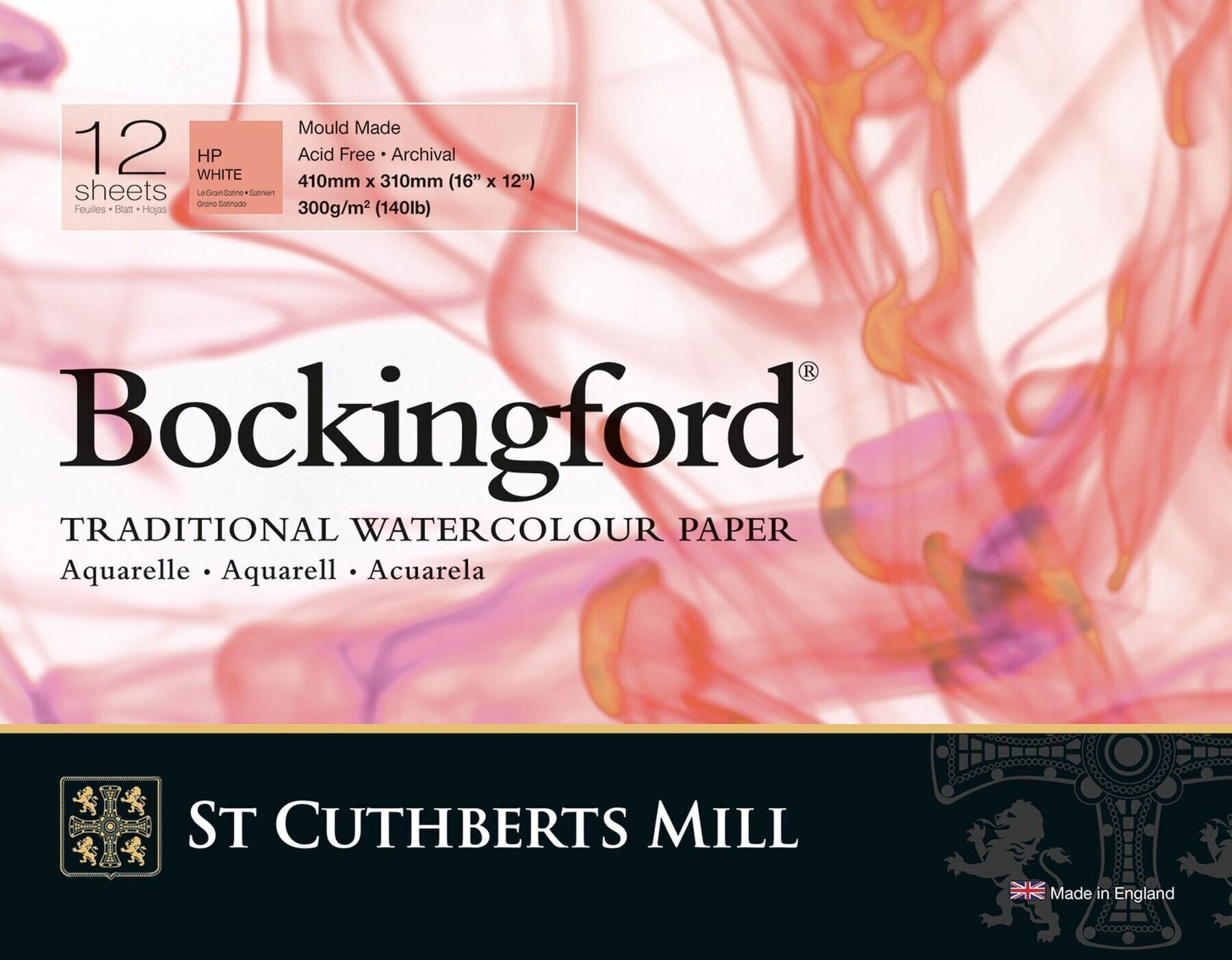 Скицник St Cuthberts Mill Bockingford H.P. Скицник 12 41 x 31 cm 300 g White