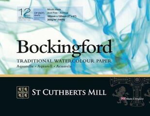 Visandiplokk St Cuthberts Mill Bockingford C.P. Sketchbook 12 18 x 13 cm 300 g White