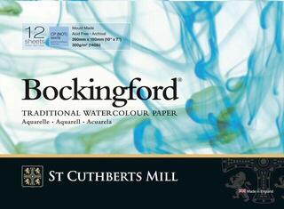 Blok za skiciranje St Cuthberts Mill Bockingford C.P. Скетцхбоок 12 26 x 18 cm 300 g White