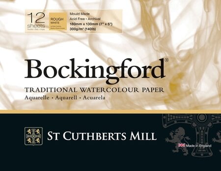 Schetsboek St Cuthberts Mill Bockingford Rough Schetsboek 18 x 13 cm 300 g White - 1