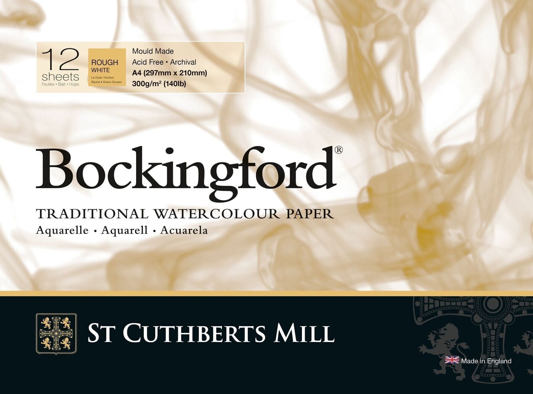 Skizzenbuch St Cuthberts Mill Bockingford Rough Skizzenbuch 12 29,7 x 21 cm 300 g White