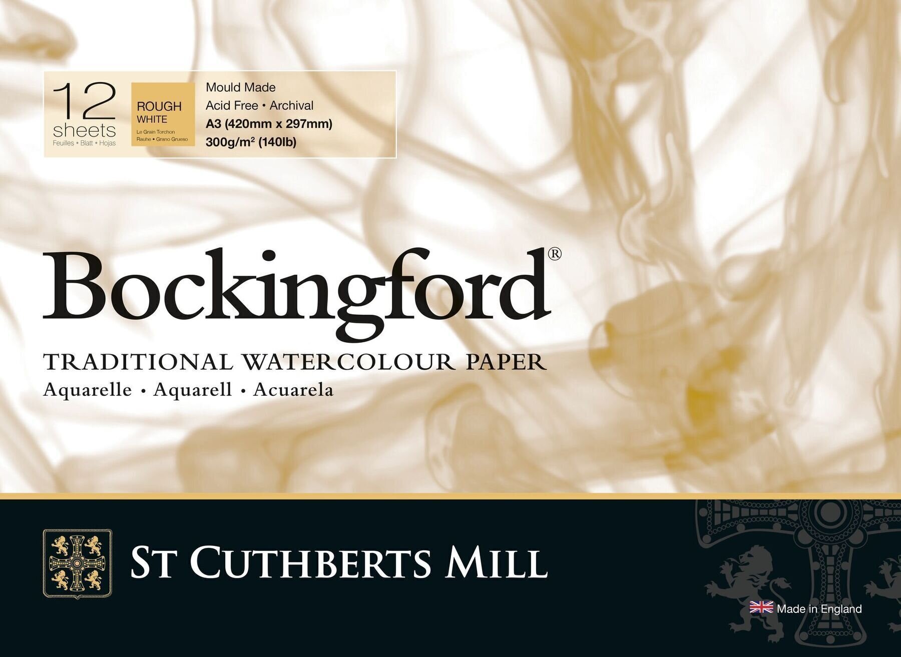Skizzenbuch St Cuthberts Mill Bockingford Rough Skizzenbuch 12 42 x 29,7 cm 300 g White