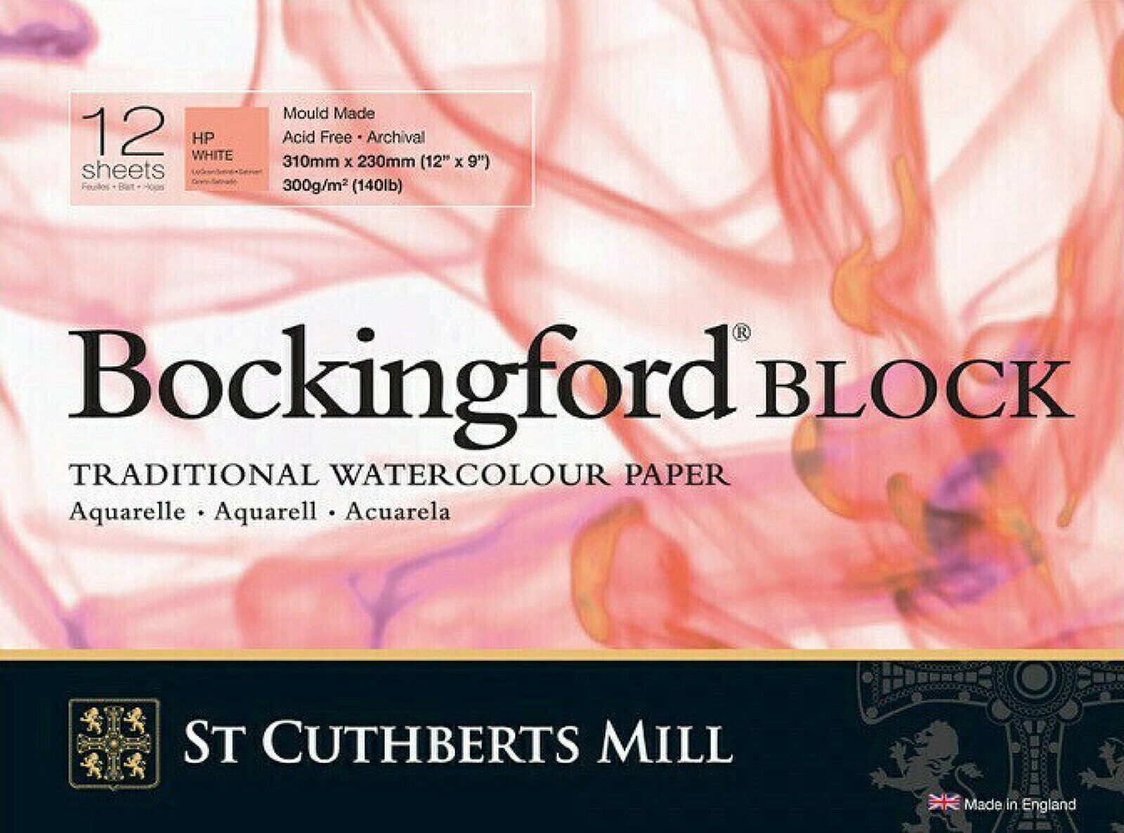 Schetsboek St Cuthberts Mill Bockingford H.P. Schetsboek 31 x 23 cm 300 g White