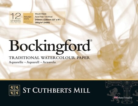 Skizzenbuch St Cuthberts Mill Bockingford Rough Skizzenbuch 12 31 x 23 cm 300 g White - 1