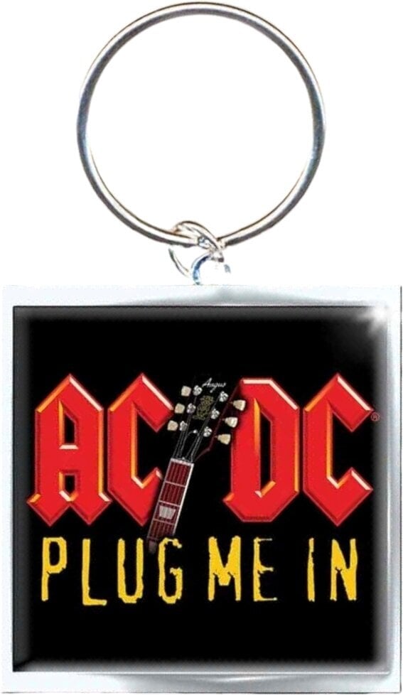 Muzieksleutelhanger AC/DC Plug Me In (Photo Print) Sleutelhanger