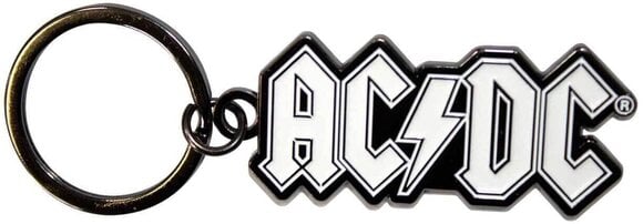 Muzieksleutelhanger AC/DC Logo Mono Sleutelhanger - 1