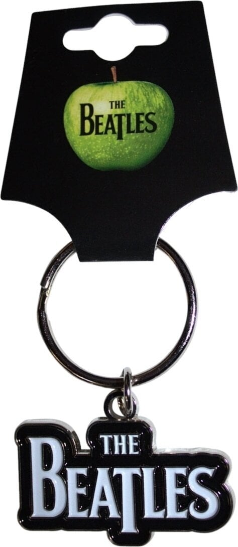 Muzieksleutelhanger The Beatles Drop T Logo White Sleutelhanger