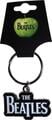 The Beatles Drop T Logo White Key Chain