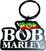 Muzieksleutelhanger Bob Marley Logo Sleutelhanger