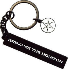 Musikanhänger Bring Me The Horizon Text Logo 6-Point Star Charm Schlüsselanhänger