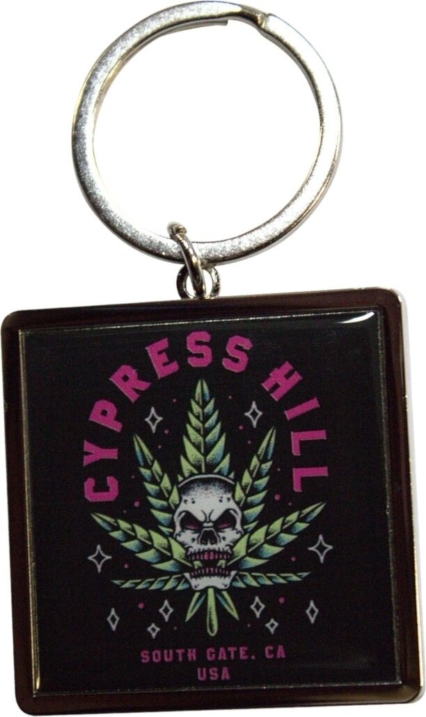 Muzieksleutelhanger Cypress Hill Leaf Skull Sleutelhanger