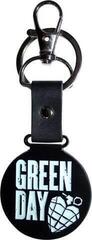 Музикална висулка Green Day Stacked Logo & Grenade Circle (Glow-in-the-Dark) Ключодържател
